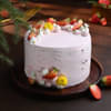 Side View of Berry Blush Strawberry Cake