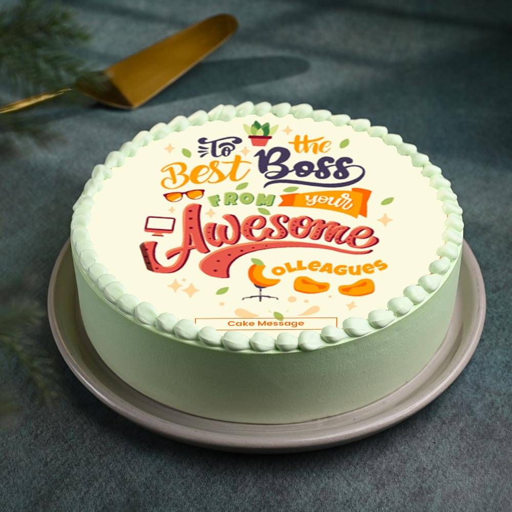 Best Boss Celebration Cake