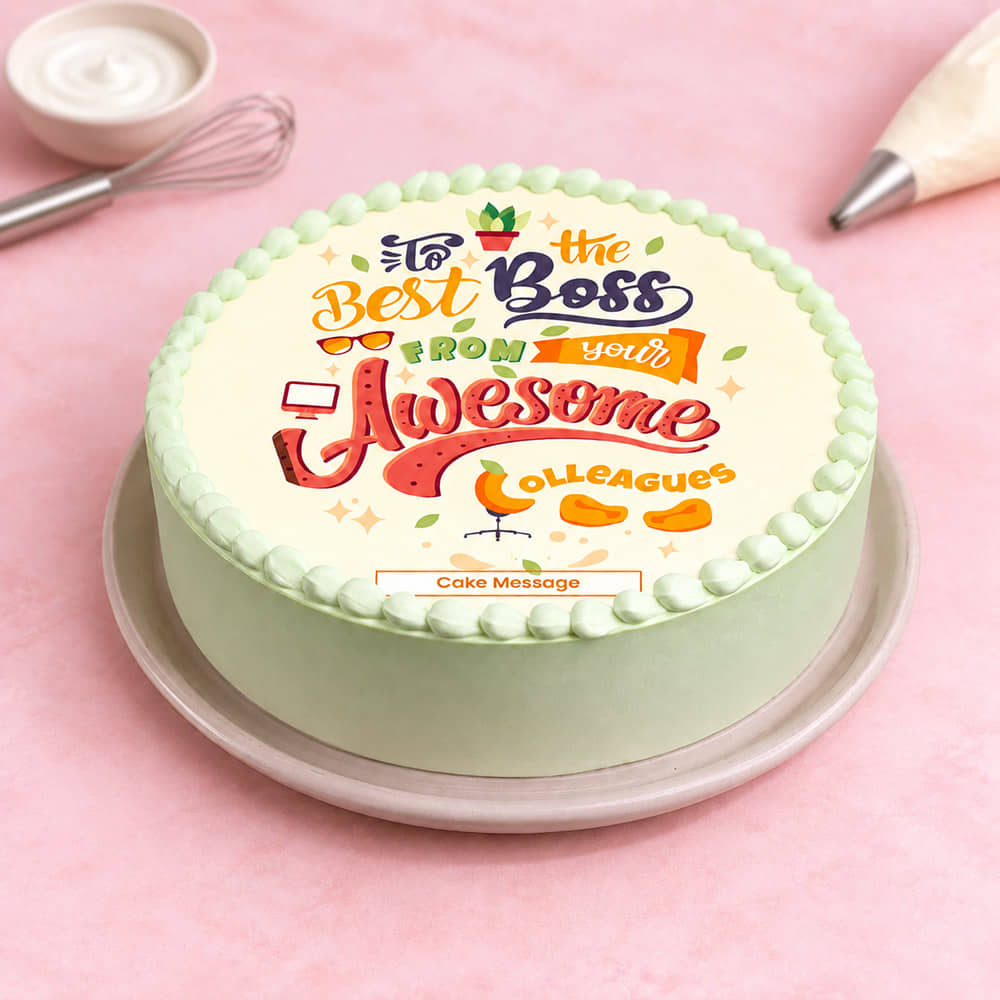 Best Boss Celebration Cake Best Boss Celebration Cake