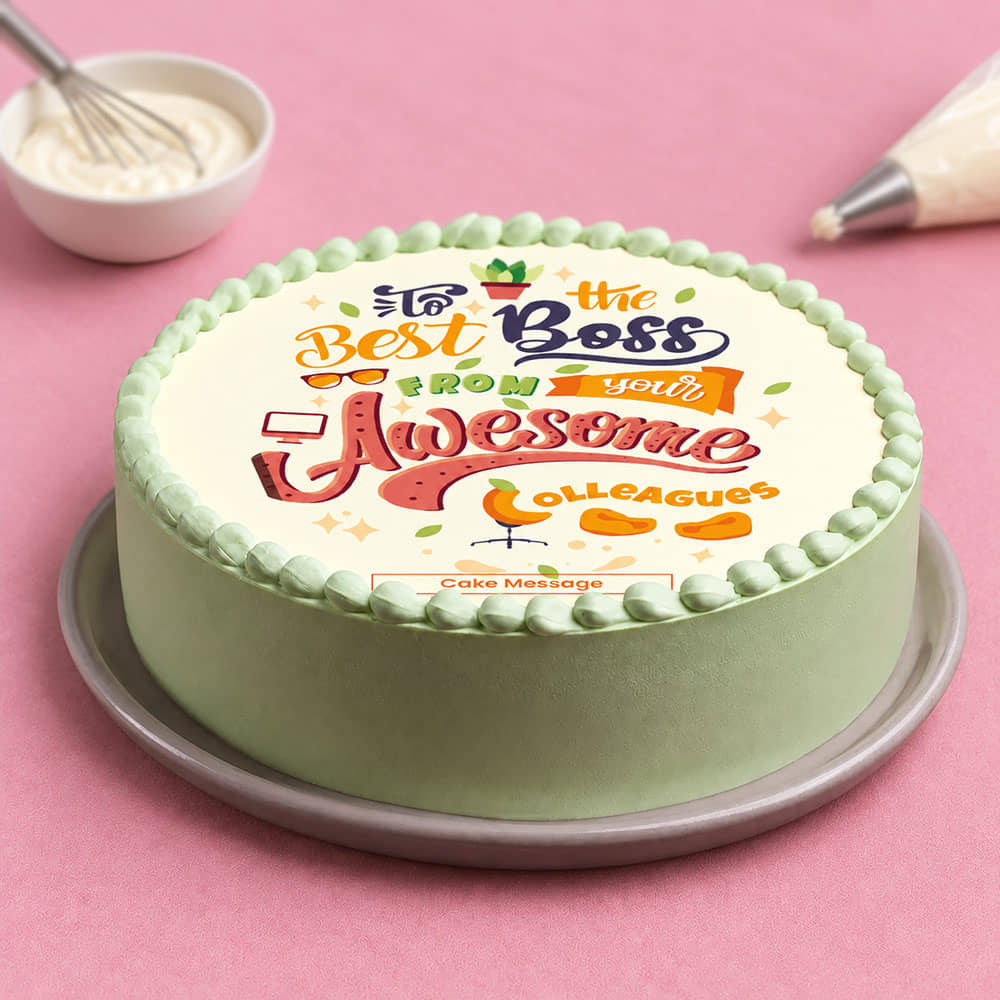 Best Boss Celebration Cake