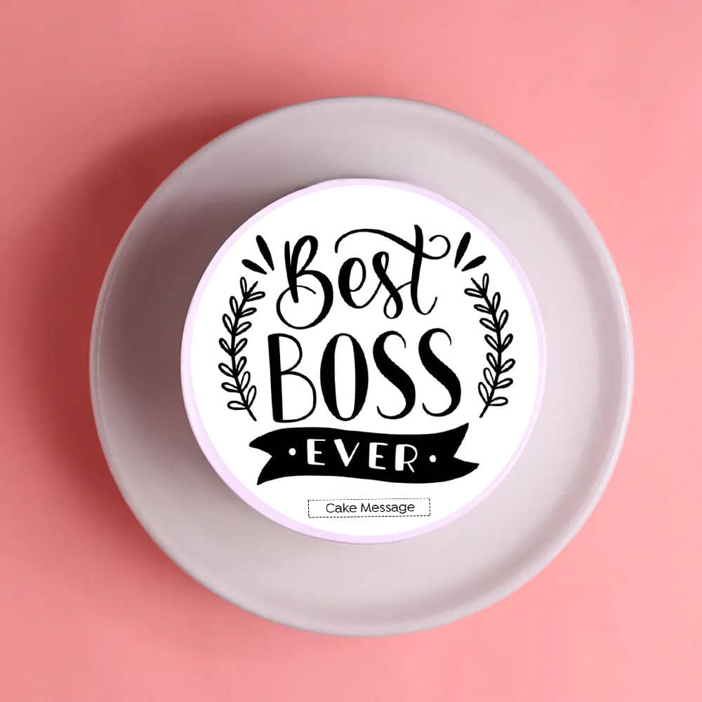 Best Boss Ever Bento Cake