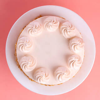 Front View of Butterscotch Cake