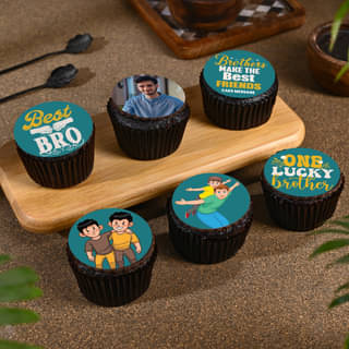 Best Bro Choco Cupcake Set