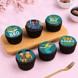 Best Bro Choco Cupcake Set