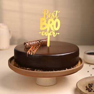 Best Bro Truffle Cake N Rakhi Set