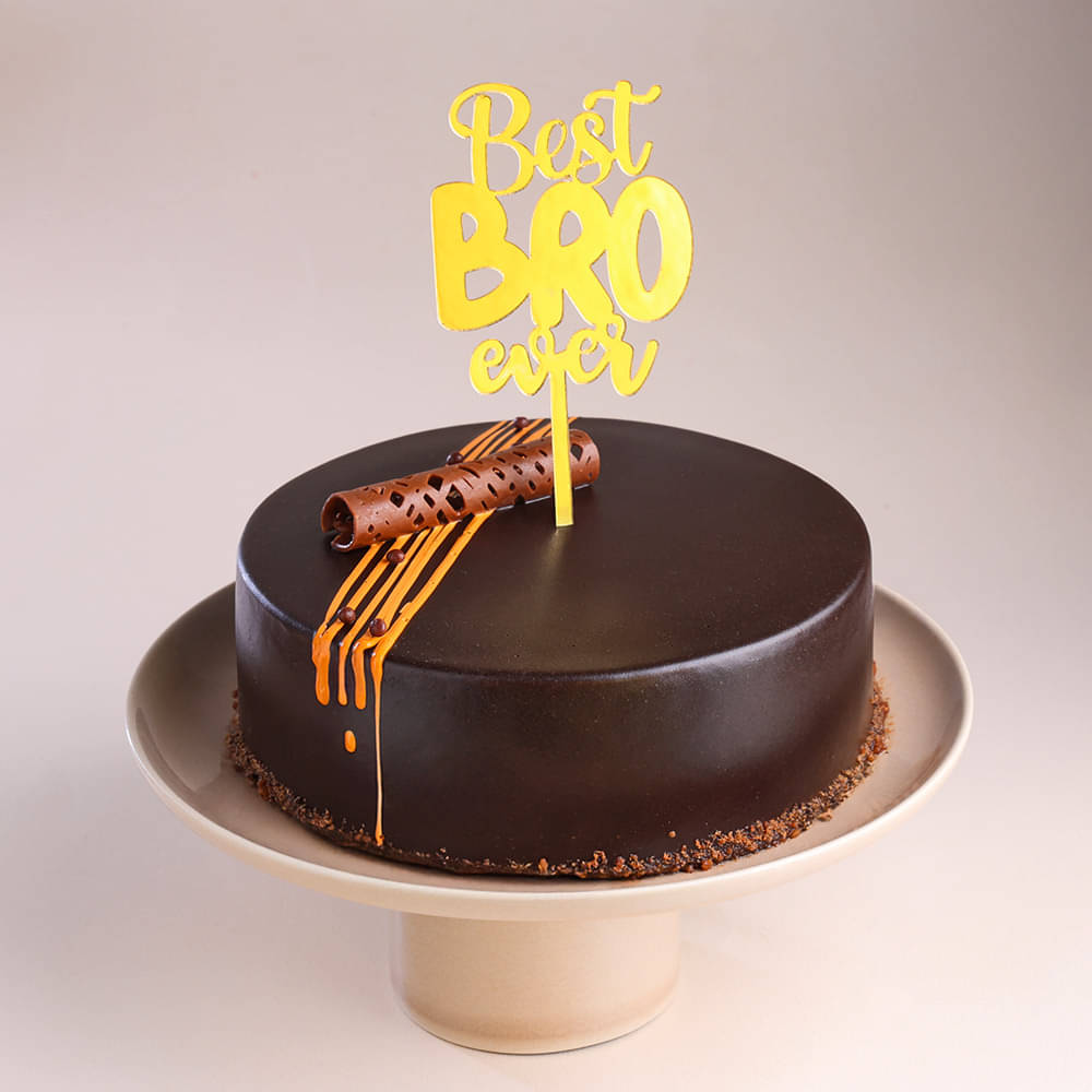 Best Bro Truffle Cake N Rakhi Set