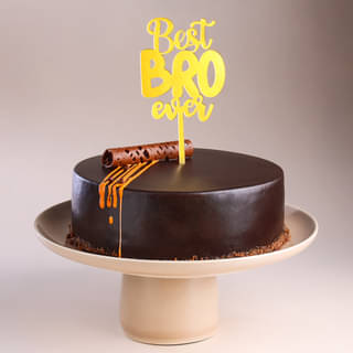 Best Bro Chocolate Truffle Cake