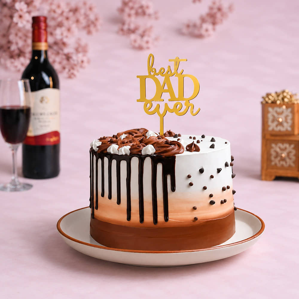 Best Dad Ever Chocolate Cake