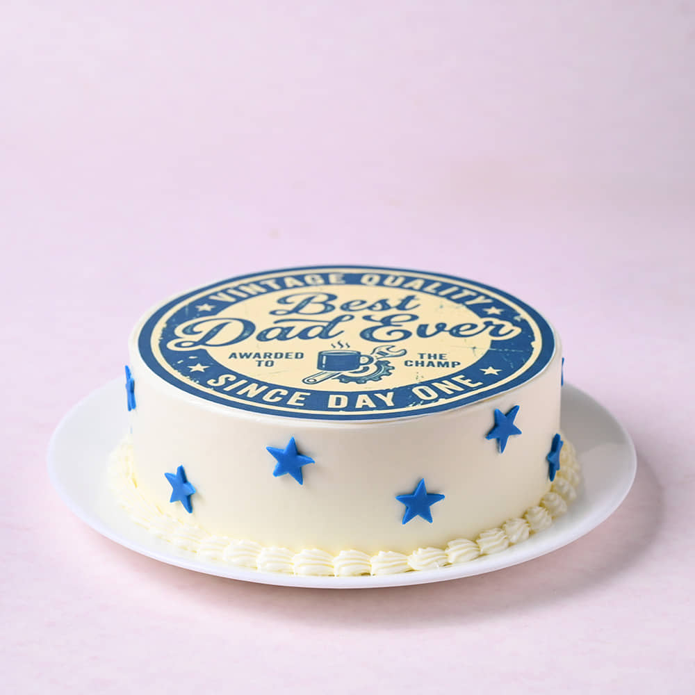 Best Dad Ever Star Cake