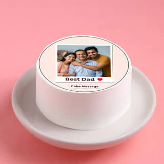 Best Dad Polaroid Bento Cake Best Dad Polaroid Bento Cake
