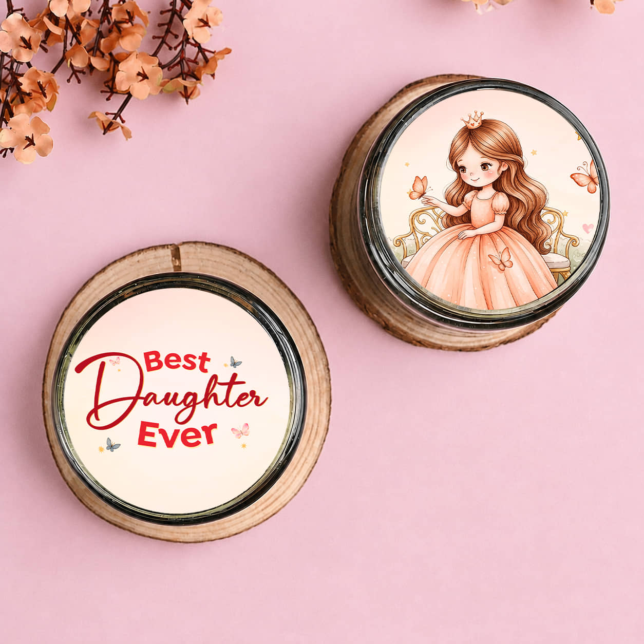 Best Daughter Ever Choco Jar Cake Duo