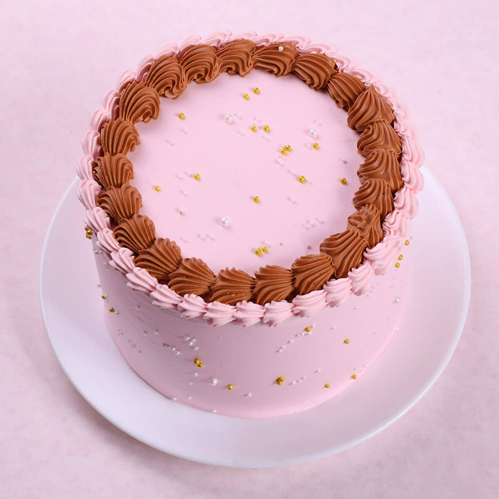 Top View Order Best Mom Chocolate Cake