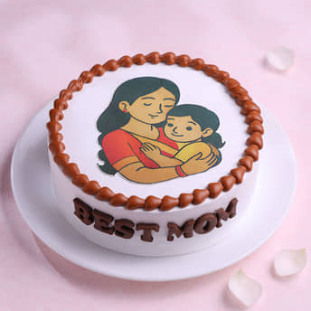 Best Mom Ever Mothers Day Cake