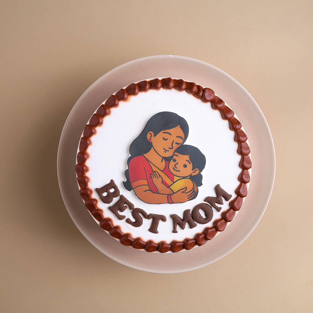 Best Mom Ever Mothers Day Cake