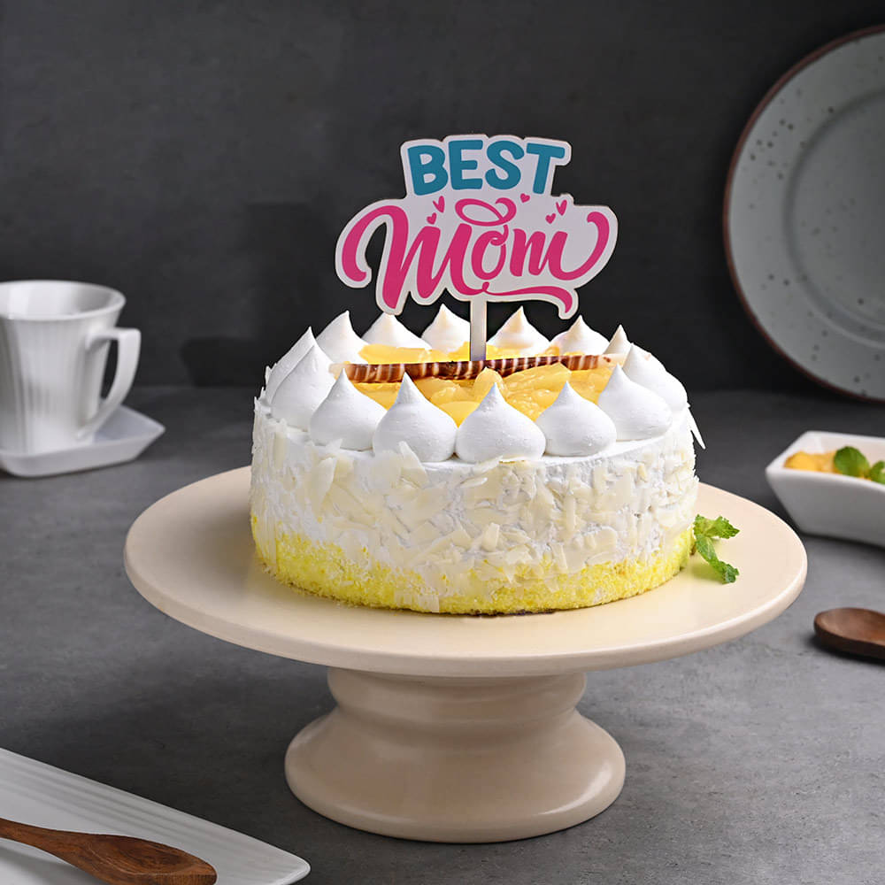 Front View Pineapple Cake for Mom