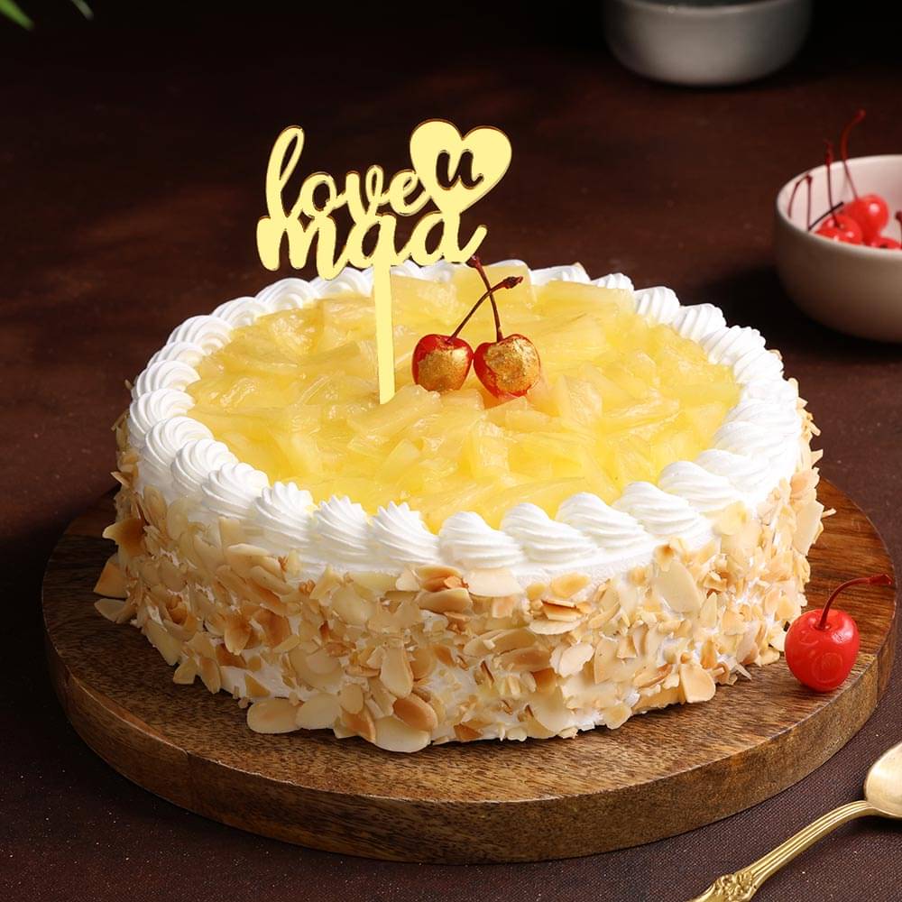 Love u Mommy Pineapple Cake