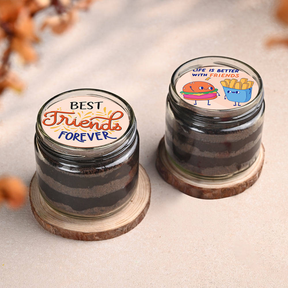 Better Together Friendship Day Choco Jar Cake