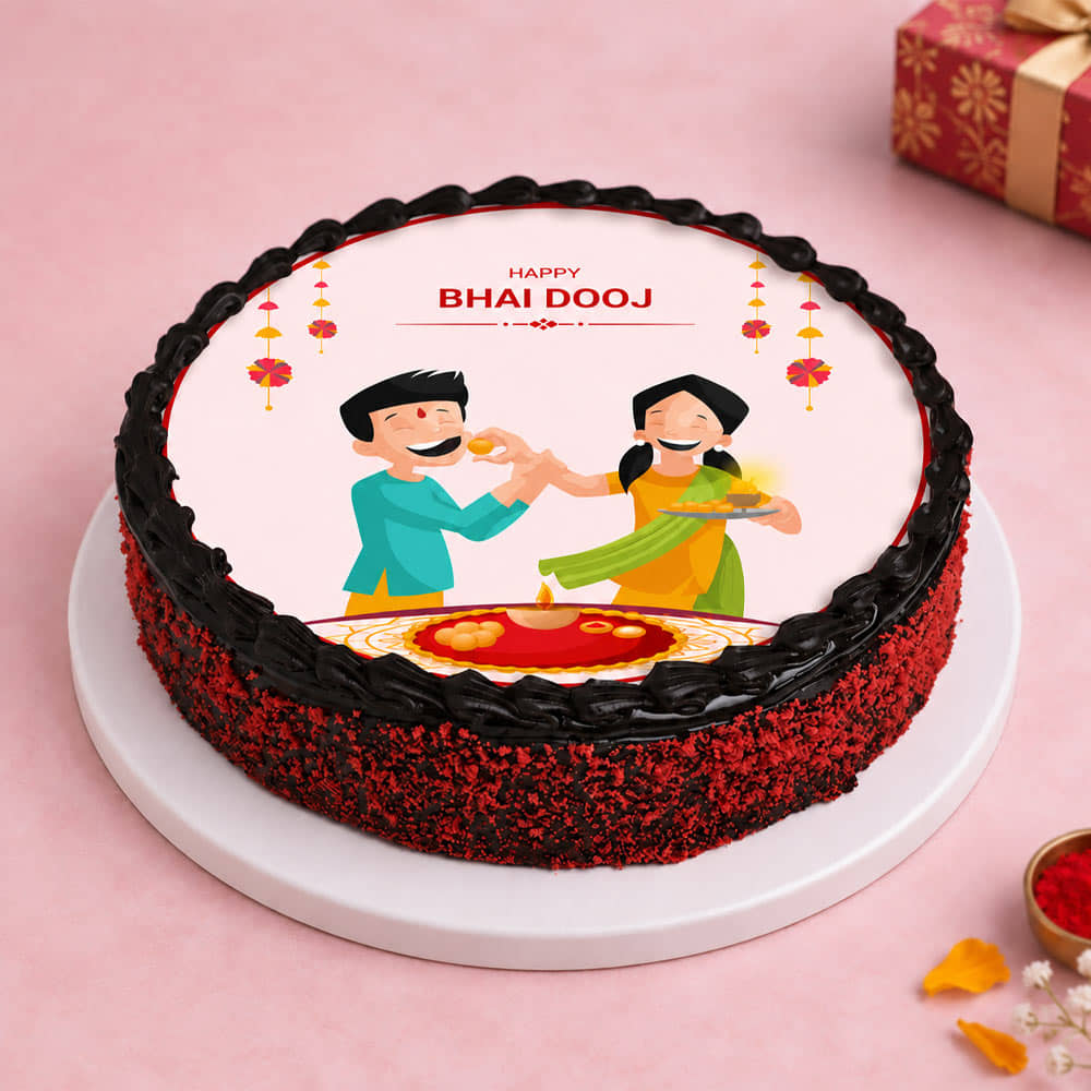 Happy Bhai Dooj Cake