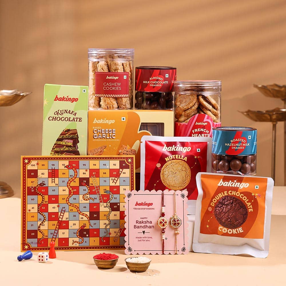 Bhaiya Bhabhi Rakhis N Treats Hamper