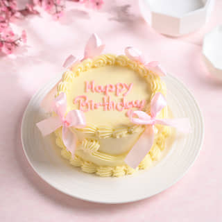 Birthday Bento Ribbom Cake