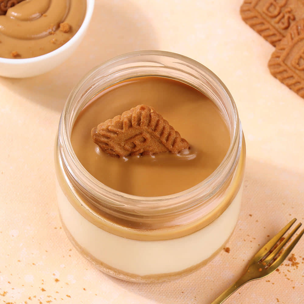 Eggless Biscoff Cheesecake Jar Biscoff Cheesecake Jar