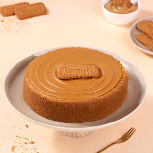 Biscoff Baked Cheesecake Order Biscoff Baked Cheesecake from Bakingo