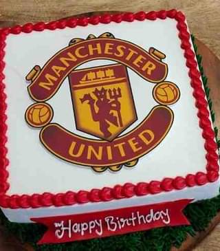 Manchester United Football Cake