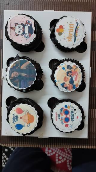 Personalised Bday cupcakes