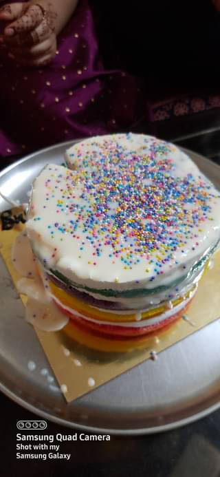 Rainbow Ganache Pull Me Up Cake