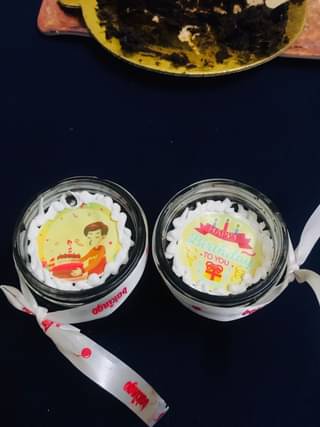 Bday Choco Poster Jar Cakes
