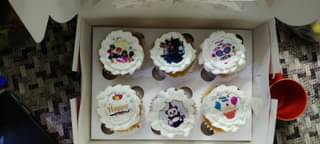 Personalised Bday cupcakes