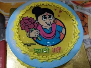 Vibrant Poster Cake for Pyaari Maa