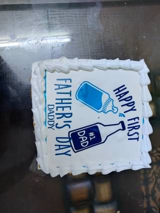 First Father Day Cream Cake