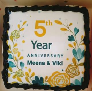 Fifth Anniversary Cake