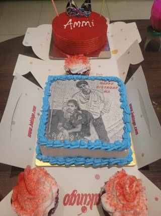 Love Photo Cake 12 Square Shape