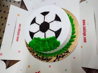 Mini Football Cream Cake