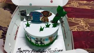 Jungle Paradise Theme Cake