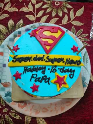 Super Man Cake for Dad