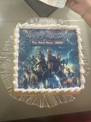 The Avengers Birthday Cake