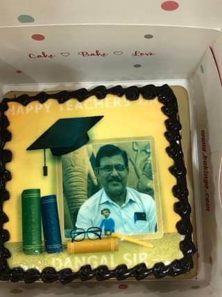 Happy Teachers Day Photo Cake