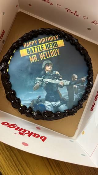 HBD Battle Hero Cake