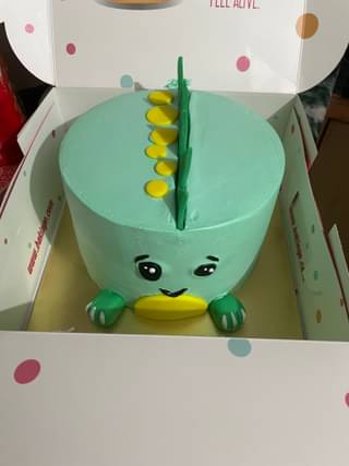 Cute Dinosaur Themed Cake