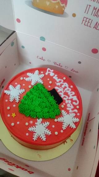 Merry Christmas Delight Cake