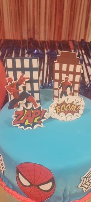 Fearless Spiderman Fondant Theme Cake