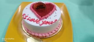 Red Velvet I love You Cake