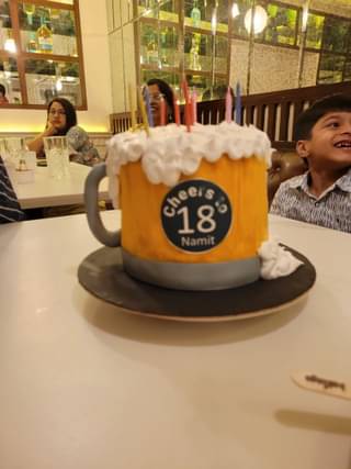 Fondant Theme Beer Mug Cake