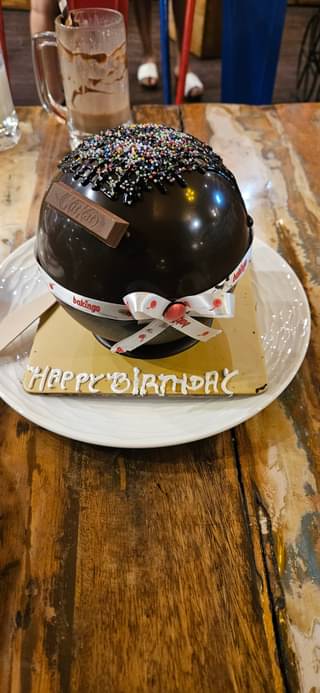 Ferrero Rocher Pinata Cake