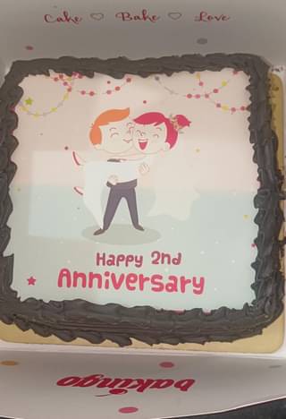 First Anniversary Dainty Cake