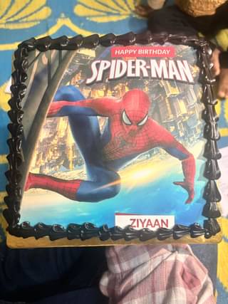 Spider Man Birthday Cake