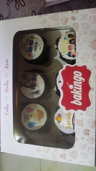 Personalised Bday cupcakes